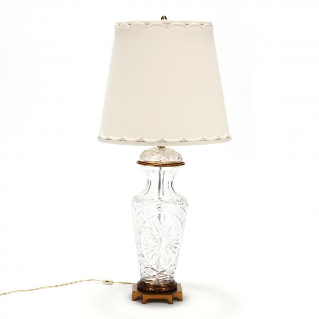 a-marbro-designer-cut-glass-table-lamp