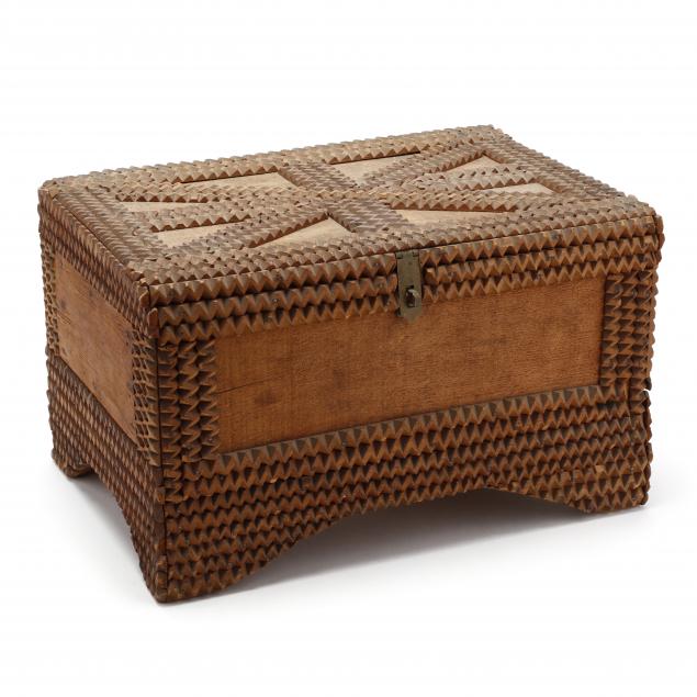 antique-tramp-art-carved-box