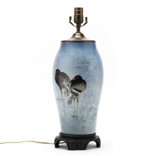 limoges-handpainted-table-lamp