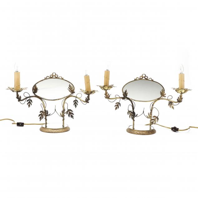 pair-of-french-classical-mirrored-mantle-lamps