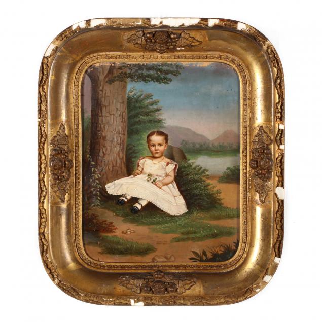 an-antique-hand-touched-portrait-of-a-young-girl