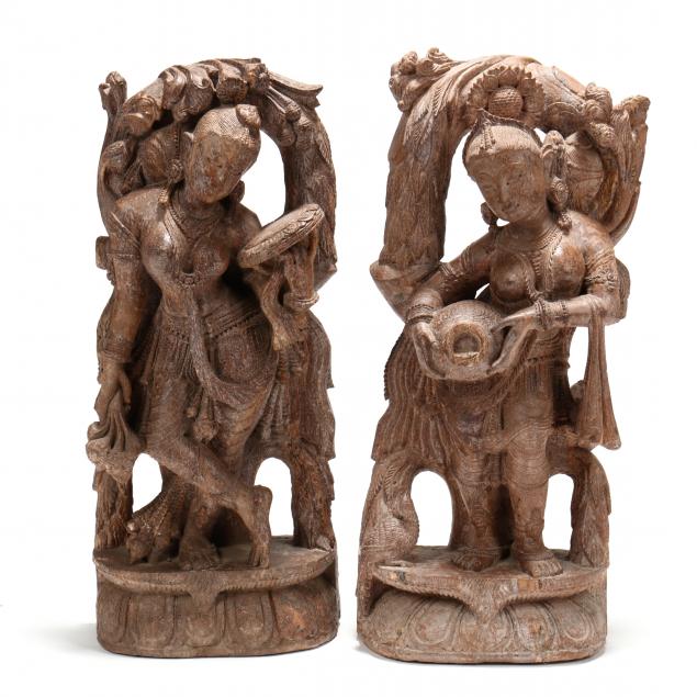 pair-of-asian-carved-stone-bodhisattvas