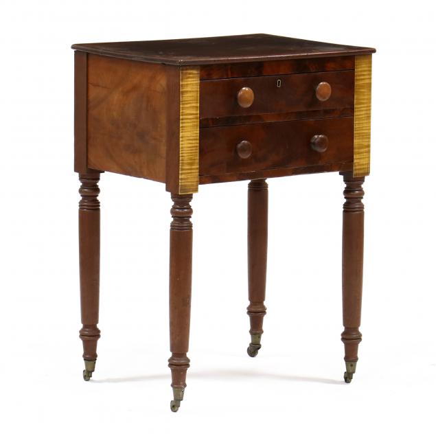 federal-mahogany-two-drawer-work-table