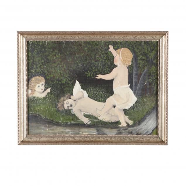 an-antique-painting-of-a-dead-cherub