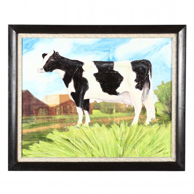 a-contemporary-folk-art-painting-of-a-cow