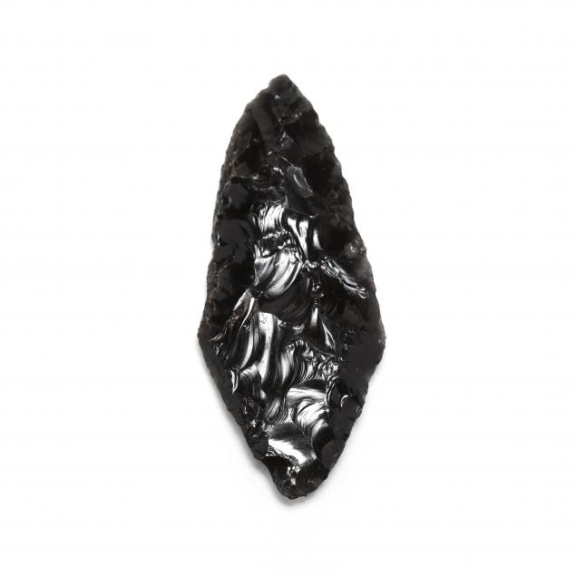 obsidian-spear-point-from-old-collection