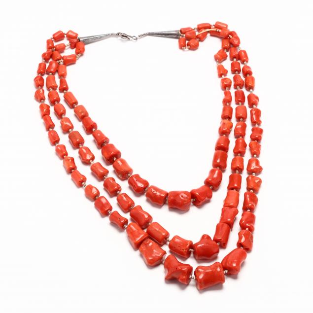 triple-strand-coral-necklace