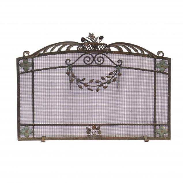 art-nouveau-iron-fire-screen