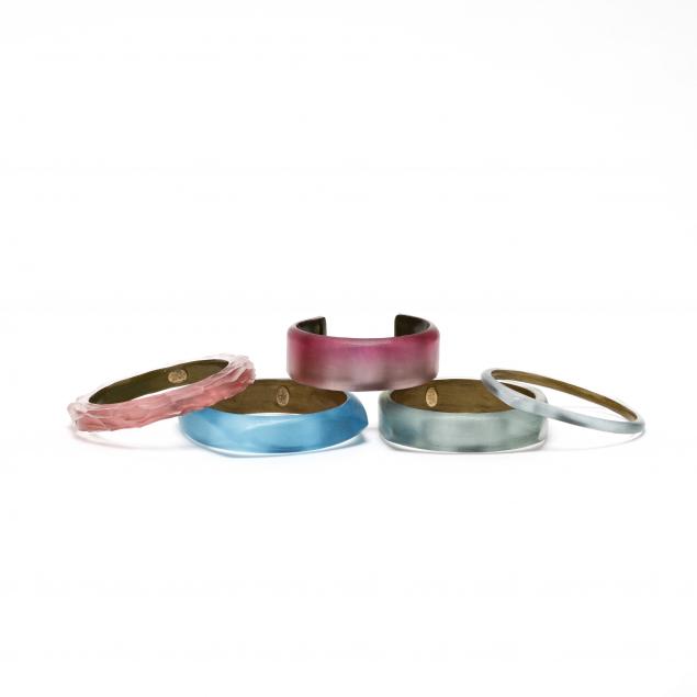 group-of-alexis-bittar-bracelets