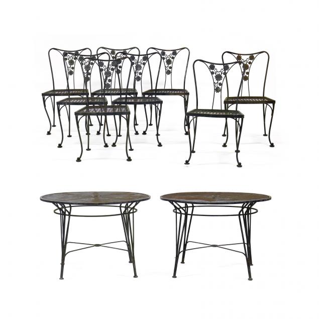 russell-woodard-ten-piece-iron-patio-set