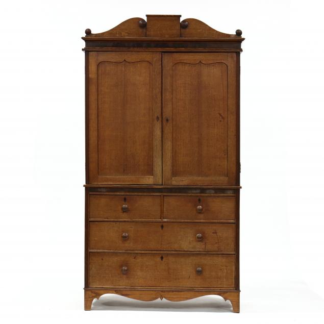 george-iii-oak-linen-press