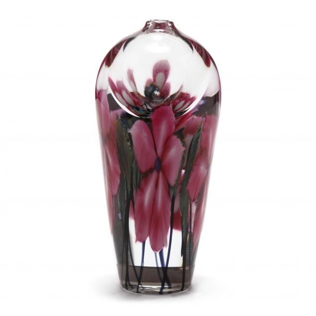 david-lotton-i-paperweight-i-art-glass-vase