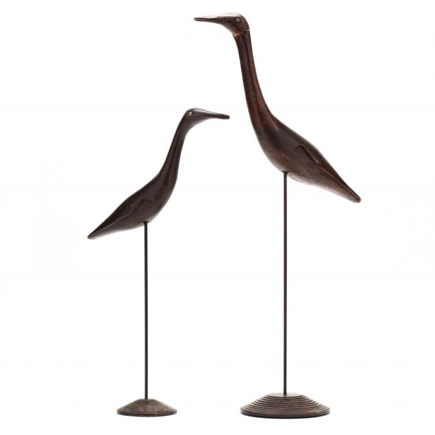 two-early-carved-wood-shorebirds-att-new-york