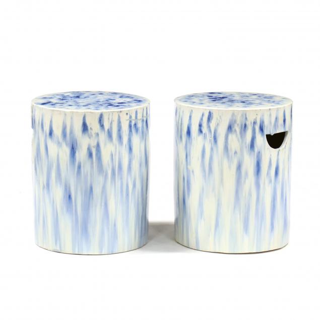 pair-of-designer-glazed-modern-garden-stools