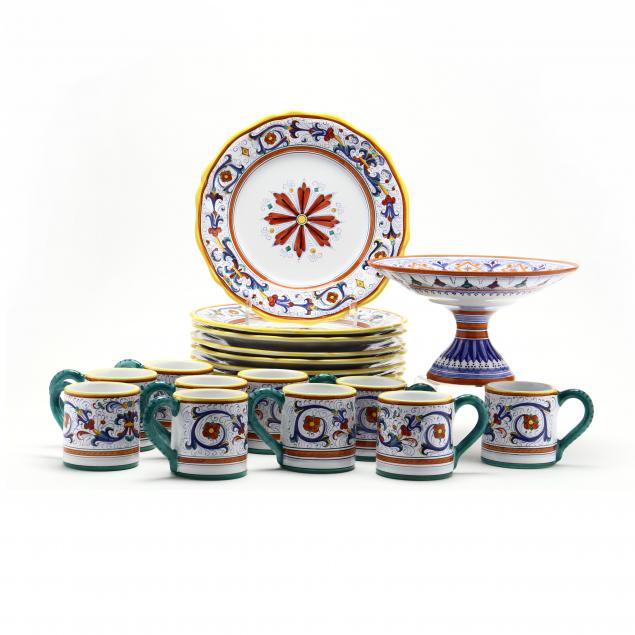 deruta-italy-ceramic-plates-and-mugs