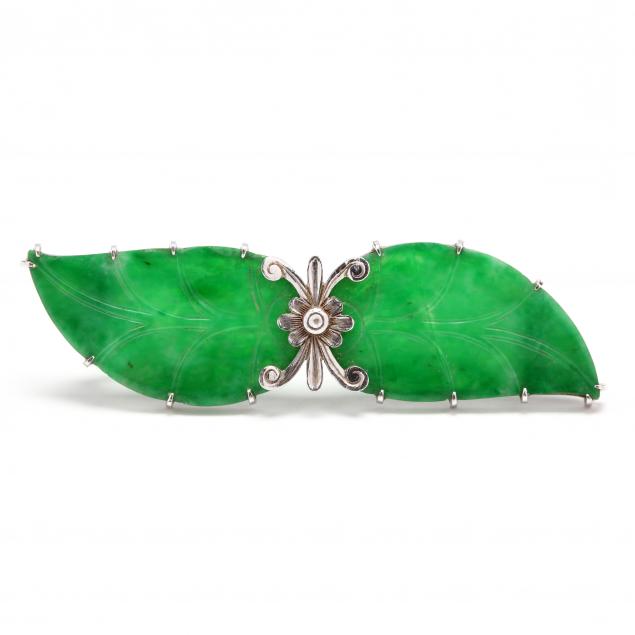 platinum-jadeite-brooch