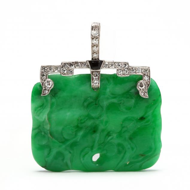 platinum-jadeite-and-diamond-pendant