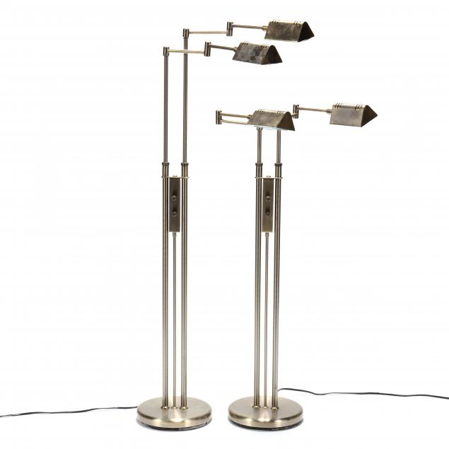 pair-of-contemporary-brushed-bronze-floor-lamps