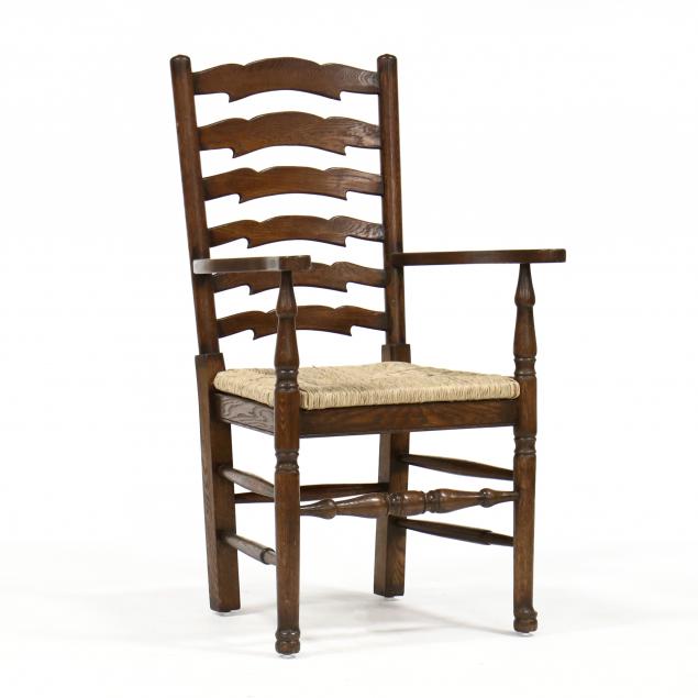 welsh-style-oak-ladderback-armchair