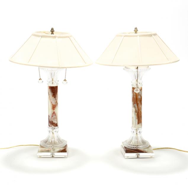 pair-of-classical-style-alabaster-and-glass-table-lamps
