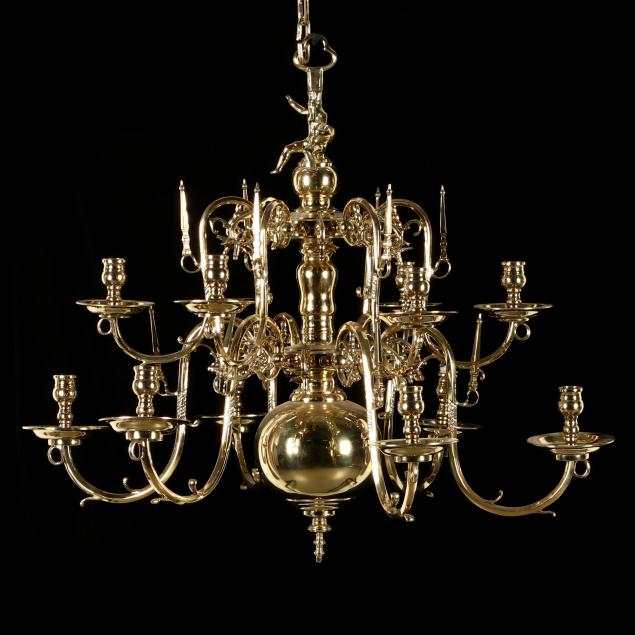 a-high-quality-dutch-brass-chandelier-and-snuffer