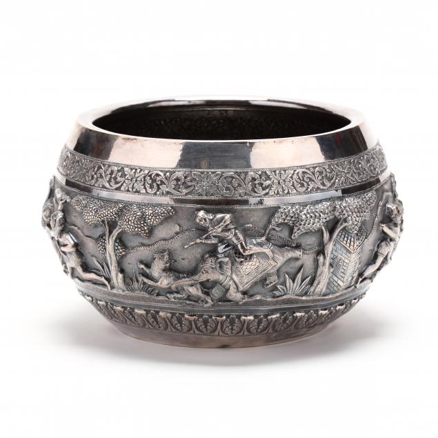 a-large-burmese-silver-bowl