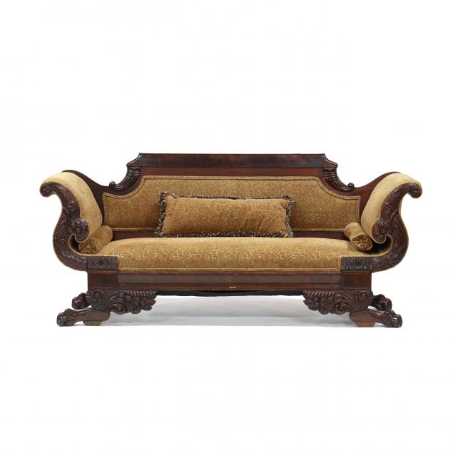 american-classical-carved-mahogany-sofa