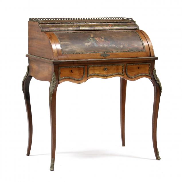 louis-xv-style-painted-c-scroll-writing-desk