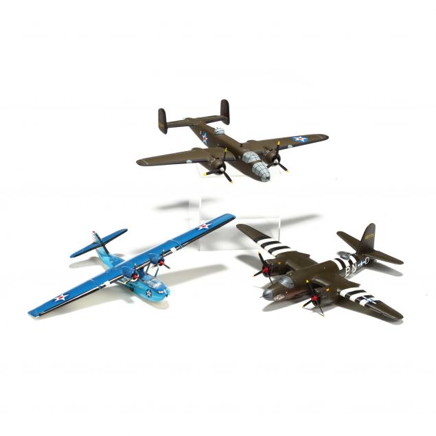 models-of-three-wwii-u-s-warplanes