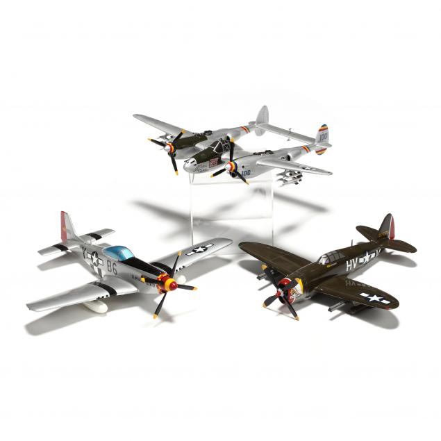 models-of-three-wwii-u-s-warplanes