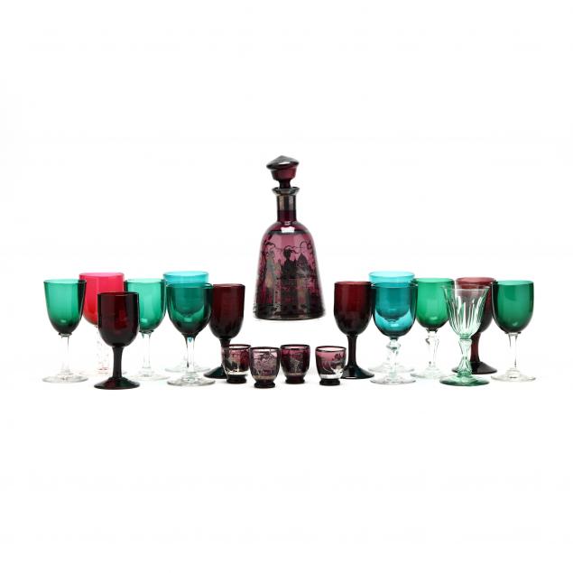 vintage-colored-glass-grouping