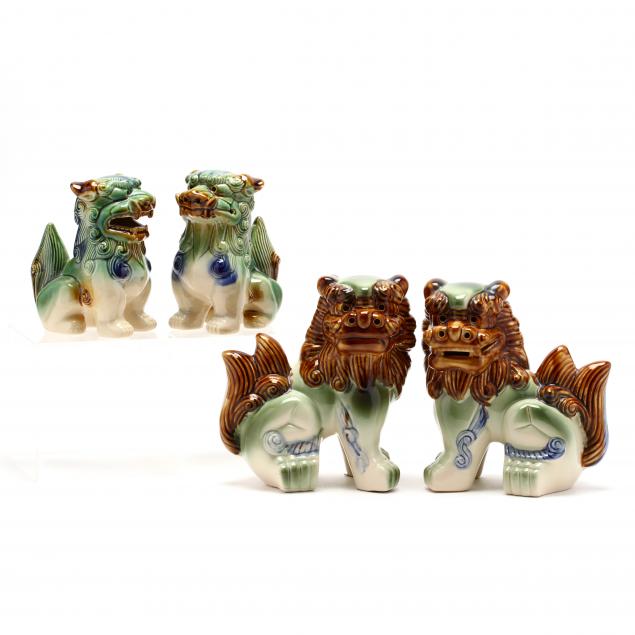 two-pairs-of-sancai-foo-dogs