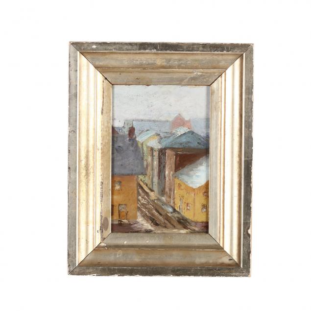 vintage-painting-of-a-townscape