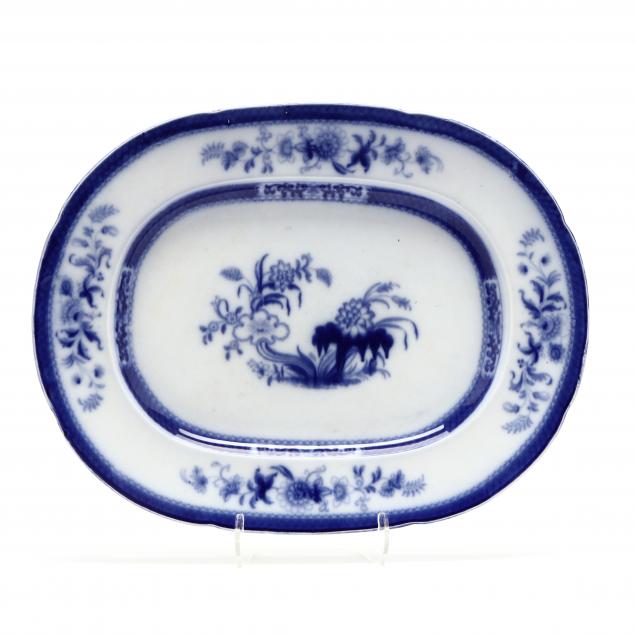 19th-century-flow-blue-serving-platter