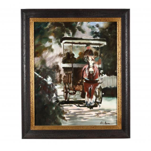 betsy-havens-b-1944-country-road-with-carriage