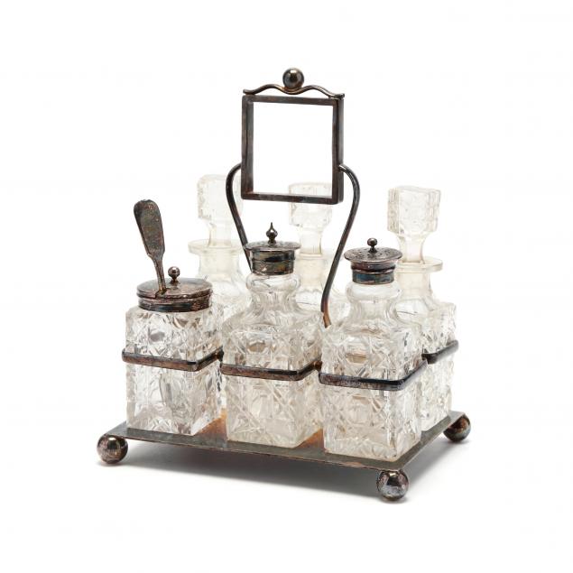 silverplate-and-cut-glass-cruet-set