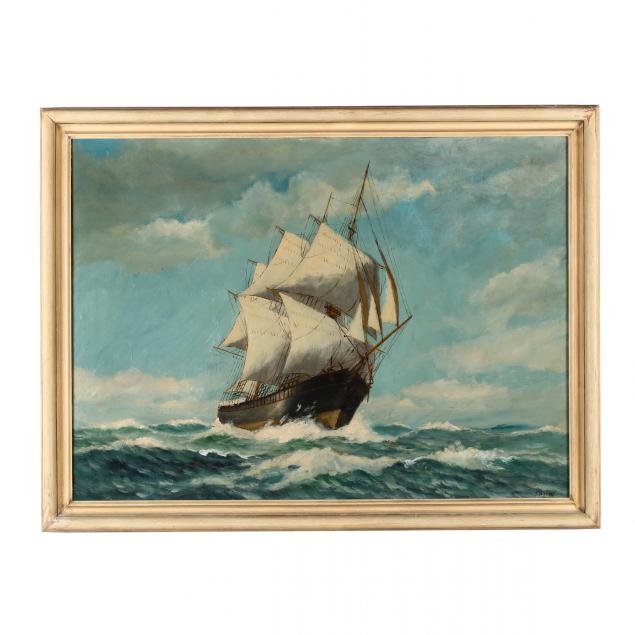 t-bailey-ma-19th-20th-century-i-clipper-rounding-the-cape-i