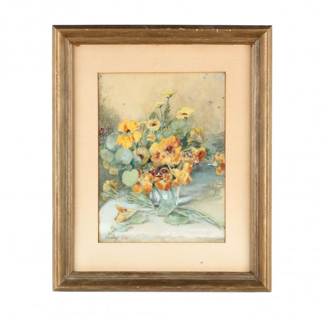 american-school-20th-century-still-life-with-pansies-and-daisies