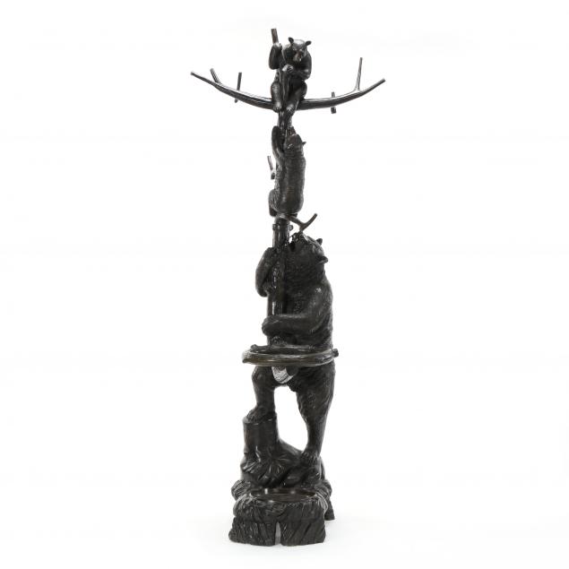 black-forest-style-bronze-bear-form-hall-tree
