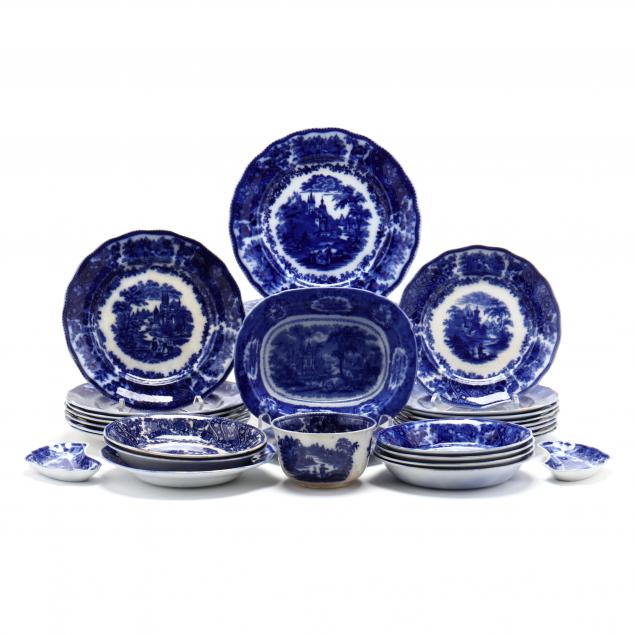 31-piece-set-of-flow-blue-burgess-leigh-china-in-the-i-nonpareil-i-pattern