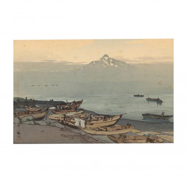 i-peaceful-riishiri-i-by-hiroshi-yoshida-japanese-1876-1950