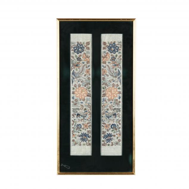 two-chinese-silk-embroidered-textiles