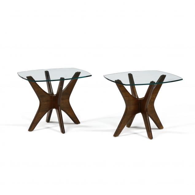 adrian-pearsall-pair-of-walnut-and-glass-side-tables