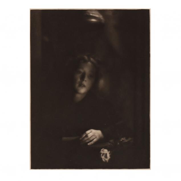 clarence-white-american-1871-1925-girl-with-rose-from-i-camera-work-23-i