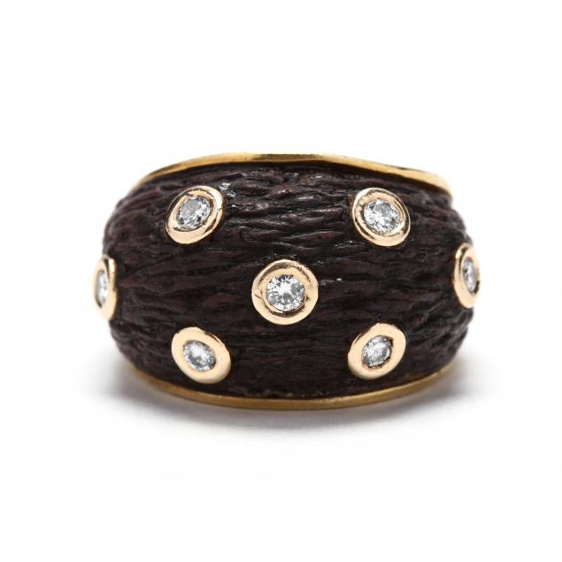 18kt-wood-and-diamond-ring