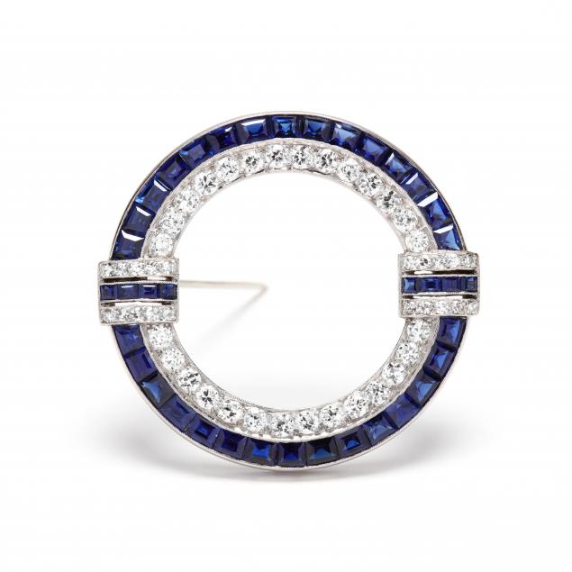 art-deco-platinum-diamond-and-sapphire-brooch-bailey-banks-biddle