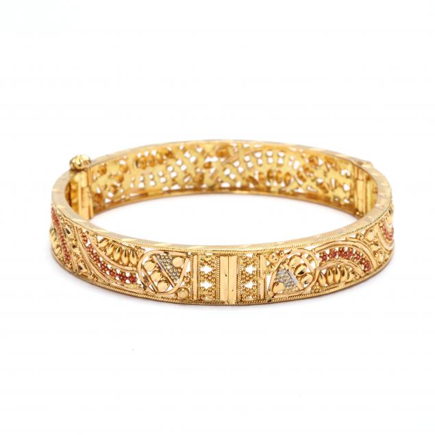 high-karat-gold-bangle-bracelet