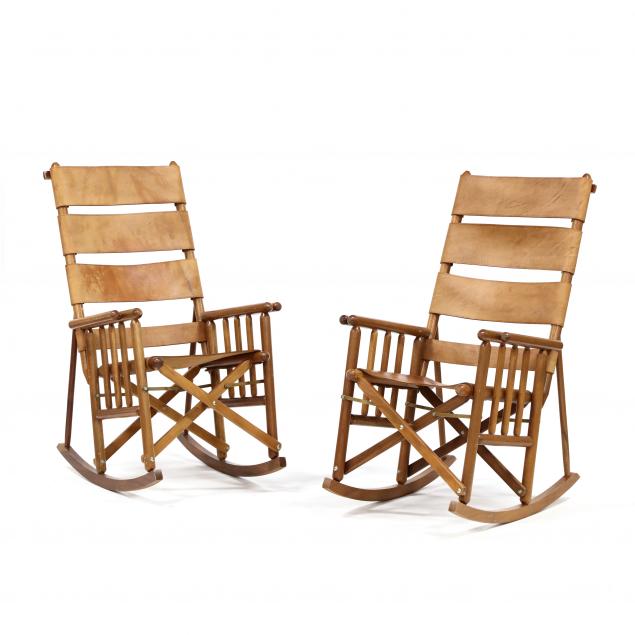 pair-of-modern-teak-and-leather-campaign-rocking-chairs