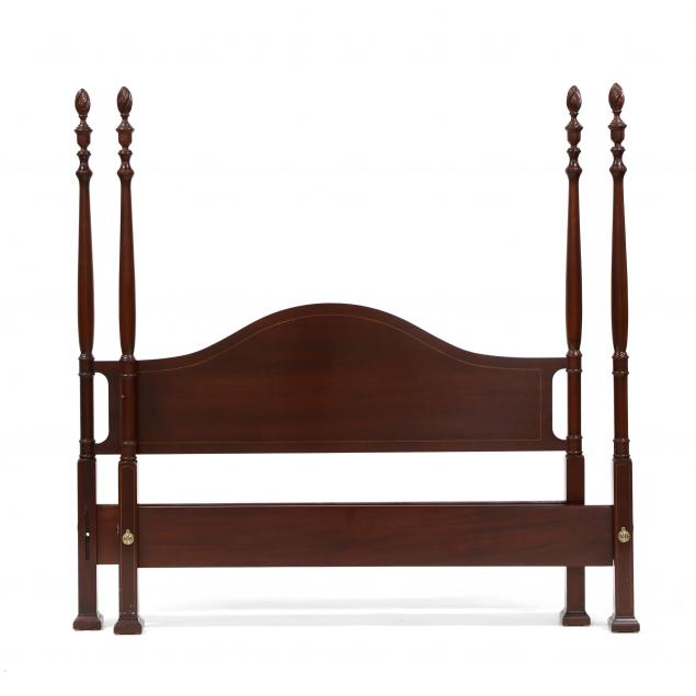 kittinger-queen-size-federal-style-semi-tall-post-bed