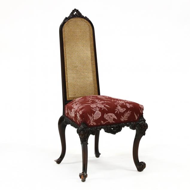 continental-carved-mahogany-caned-side-chair